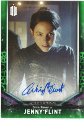 Doctor Who Signature Series 2018 Auto DWA-CS Catrin Stewart Jenny Flint #12/50
