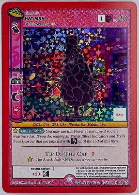 2022 Metazoo x eBay UFO STAMP RARE ~ 8/165 Hat Man ~ FULL HOLO SSP