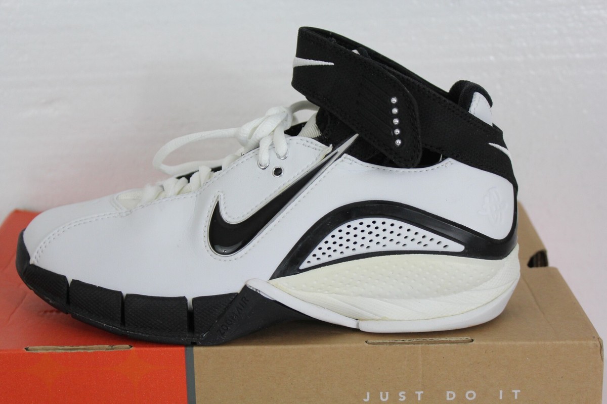 NIKE Air Zoom Huarache Excel Women's 7.5 Black/White Leather