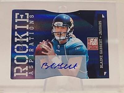 Blaine Gabbert RC AUTO 2011 Donruss Elite #111 Aspirations /49 - Get it Graded