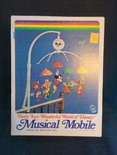 Vintage WONDERFUL WORLD OF DISNEY MUSICAL MOBILE by Dolly Toy Co. Ohio