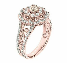 Chapado en oro rosa Michael Kors cóctel Anillos de Moda