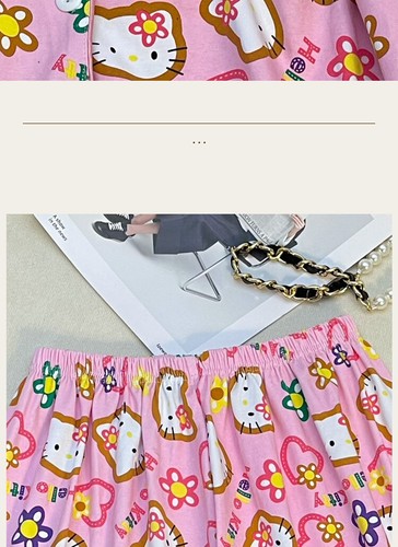 Cartoon Hello Kitty Pyjamas Set