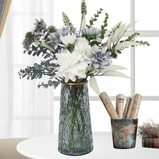 Faux Flowers in Vase Table Centerpieces Artificial Flower Arrangement Decor