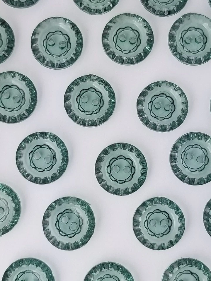 CRYSTAL BUTTON, SIZE 20L -1/2", SHINY FINISH, 144 PIECES, FREE SHIPPING USA - Image 3 of 4