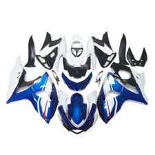 White Blue Motorcycle Fairing Kit Fit For Suzuki 2009 2010-2016 GSXR1000 K9