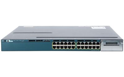 CISCO - WS-C3560X-24P-S - Catalyst 3560X 24 Port PoE IP Base