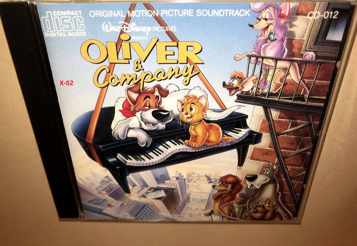 Oliver and Company CD Disney soundtrack Huey Lewis Billy Joel