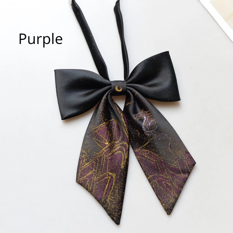 Accesorio de corbata de cuello con moño preatado bordado Lolita gótico punk retro Foto 3 de 4