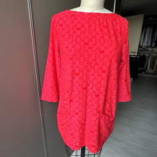 NEW Marc Marc Jacobs Swimwear Women's RED Velour Monogram Swim Cover Large