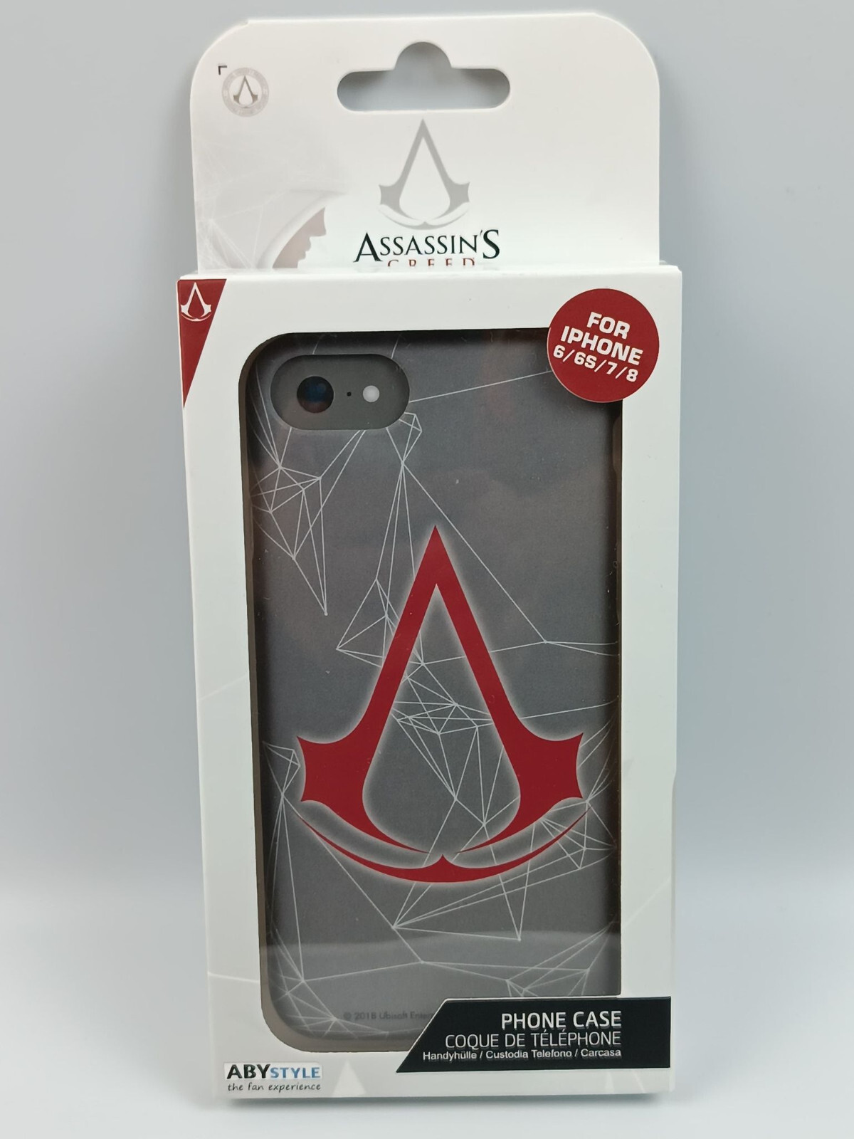 Custodia Telefono IPHONE 6/6s/7/8 ASSASSIN DI Creed 2018 Abystyle
