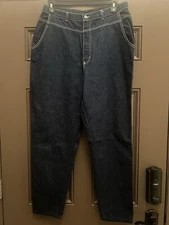 Vintage PS Gitano Womens High Rise Waist Mom Jeans Front Back Yoke Sz 20