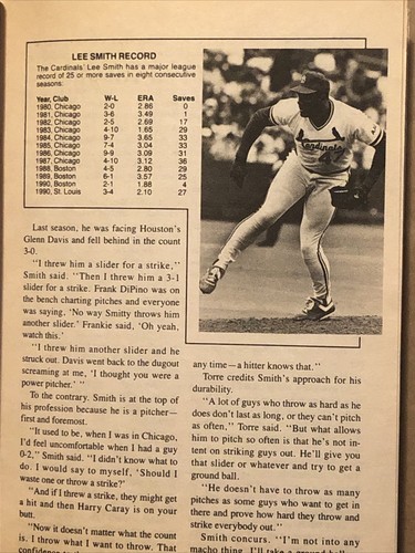 Baseball Digest Aug 1991 Roger Clemens Red Sox Alan Trammell Tigers Lee Smith - Picture 10 of 12