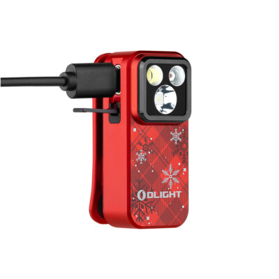 Olight Oclip Pro Snowflake Red Clipon Flashlight, Floodlight Olight Oclip Pro Snowflake Red Clipon Flashlight, Floodlight
