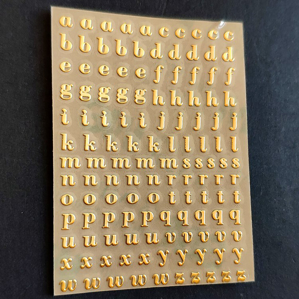 Girly Blase Buchstaben Alphabet