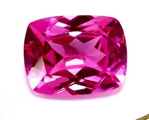 22.25 Ct Certified Natural Huge Pink Montana Ruby Cushion Cut Loose Gemstone - Picture 3 of 6