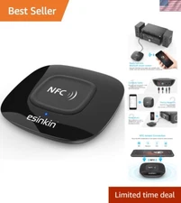 Wireless 3.5mm & RCA Bluetooth Receiver for HD Audio Streaming (NFC Compatible)