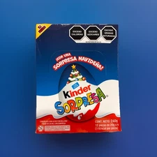 Kinder Surprise Chocolate Eggs 12 Pack Milk Chocolate Christmas LAST ITEMS!!!