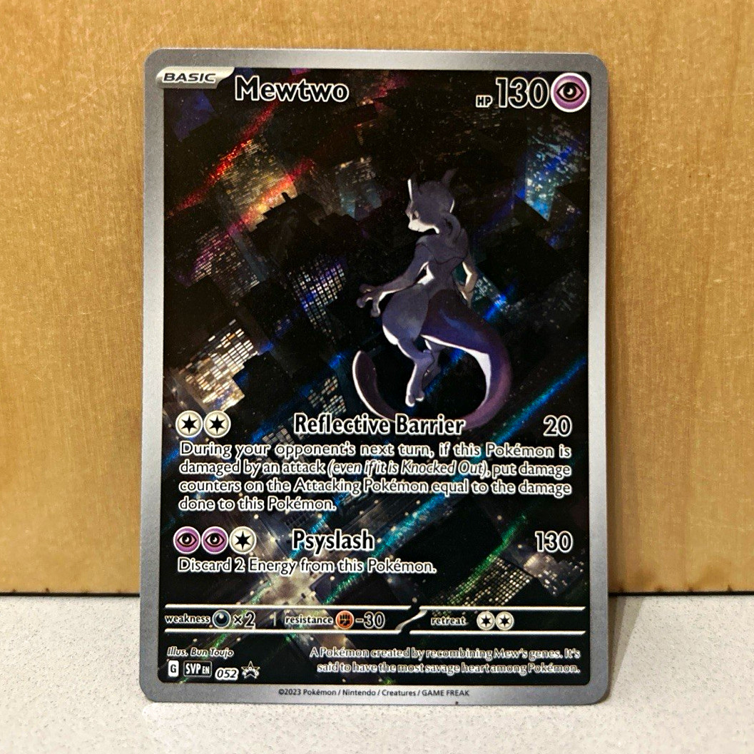 Pokémon TCG Mewtwo 052 SVP Scarlet & Violet Promo Holo English HP 130