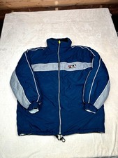 Giubbotto FILA Uomo Reversibile Puffer Blu Grigio Vintage XL/XXL