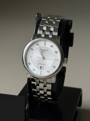 Tissot Carson Premium Automatic Diamond White Dial Ladies Swiss Luxury Watch