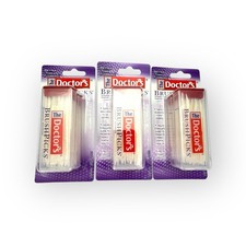 3 Pack The Doctors Brushpicks Interdental Toothpicks 120 Count Ea 360 Picks