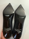 NEW Bruno Magli Vero Cuoio Black Leather Pointed Heels Shoes US Women Size 8 — photo 6