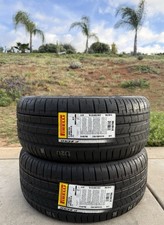 Set Of Two Brand New 23535r19 91y Pirelli P Zero Pz4 Sport Tires 2353519