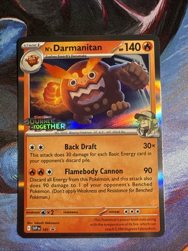 N's Darmanitan - 181 (Prerelease) 181 Sv: Scarlet & Violet Promo Cards Holo