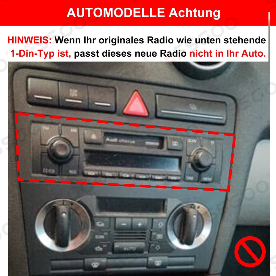 2+64GB Für AUDI A3 8P 2003-2012 Android Autoradio Apple Carplay GPS Navi WIFI BT - Bild 2 von 4