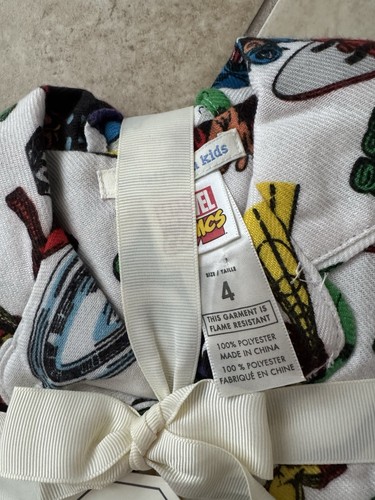 Pottery Barn Kids ~MARVEL COMICS~ 2Pc FLANNEL PAJAMAS ~ 4 ~CAPTAIN AMERICA~ - Picture 3 of 7