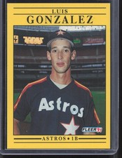 1991 Fleer #507 Luis Gonzalez