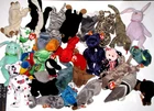 Ty Beanie Babies Lot Of 25+ P.V.C. Pellets P.E. Retired Vintage