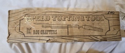 Vintage RC Rug Crafters Speed Tufting Tool Set Rug Making Supplies