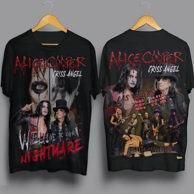 Hot Alice Cooper Criss Angel Tour 2026 All Over Print Shirt - S to 5XL MITOO56