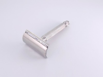 Gillette Aluminum Tech England Cleaned Vintage Double Edge Safety Razor
