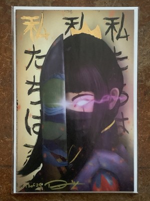 TEENAGE MUTANT NINJA TURTLES #8 D. ALTMANN Signed GOLD LTD 13/25 VIRGIN VARIANT