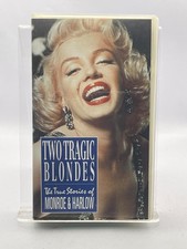 Two Tragic Blondes True Stories of Monroe  Harlow VHS Tape