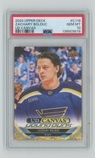 2024-25 Upper Deck Young Guns Canvas PSA 10 Zachary Bolduc Rookie #C-119 St.