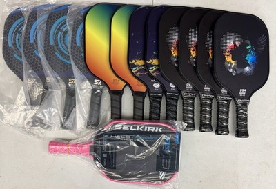 NEW! Lot Of 170+ Selkirk SLK Halo Power Pickleball Paddle/Assorted Paddles/Balls