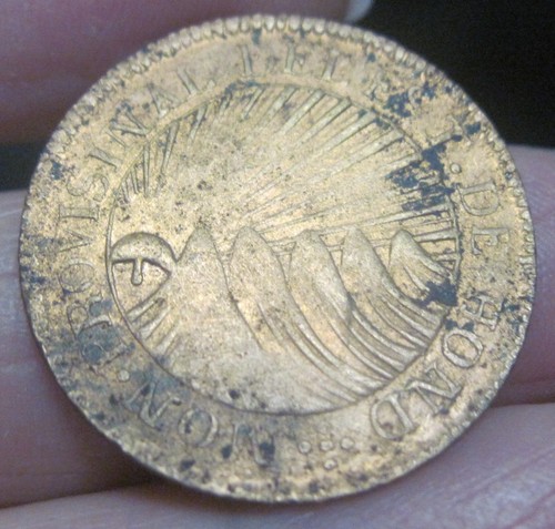 1833 TF (HONDURAS ) 2 REALES (TEGUCIGALPA)---- VERY SCARCE--
