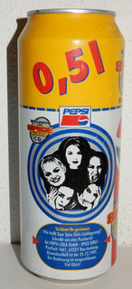 1997 SPICE GIRLS PEPSI COLA can from GERMANY (500ml)