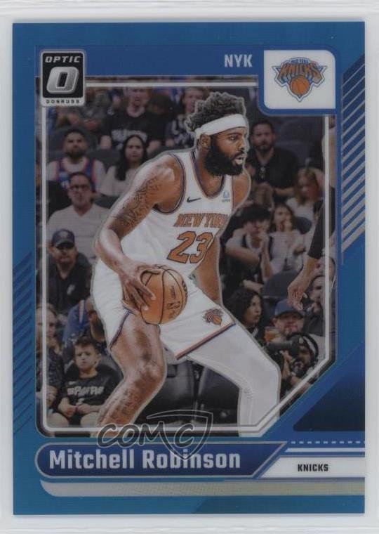 2024-25 Panini Donruss Optic Aqua Prizm 198/225 Mitchell Robinson #96 uk2