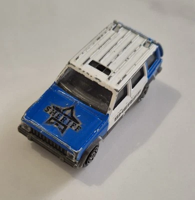 Majorette n224 jeep cherokee voiture police 1/60 - Photo 1/4