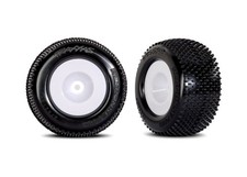 Traxxas 10773-wht Mini Xrt Response Pro Tires W Dished Wheels White 2pcs