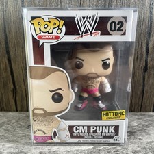 Funko Pop! Vinyl WWE CM Punk #02 Hot Topic Exclusive Pink VAULTED