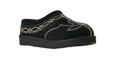 Womens UGG Tasman Western Slip Ons - Black Suede, Size 8 US 1182251