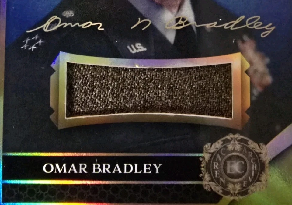 2025 POTP Freedom Fighters Omar Bradley WW II Uniform Relic GOLD U-2 RARE - Image 2 of 4