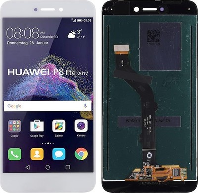 Replacement Compatible with Huawei P8 Lite 2017 White Without Frame LCD Display