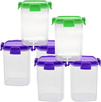 12x 135ml Frischhaltedosen mit Clipverschluss Deckel - BPA-frei Mini Kunststoffwanne